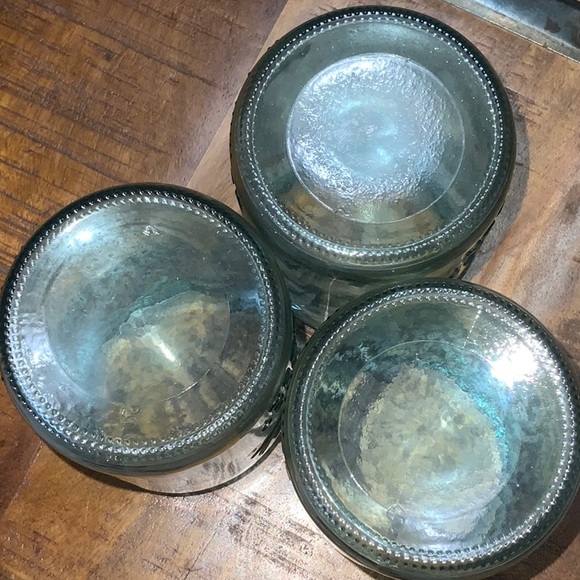 Teal Mason Perfect Jars Lot of 3 pint 16 oz - Picture 5 of 7